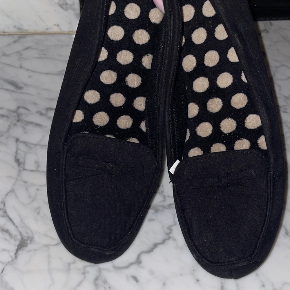 Dearfoams Classic Black Loafers